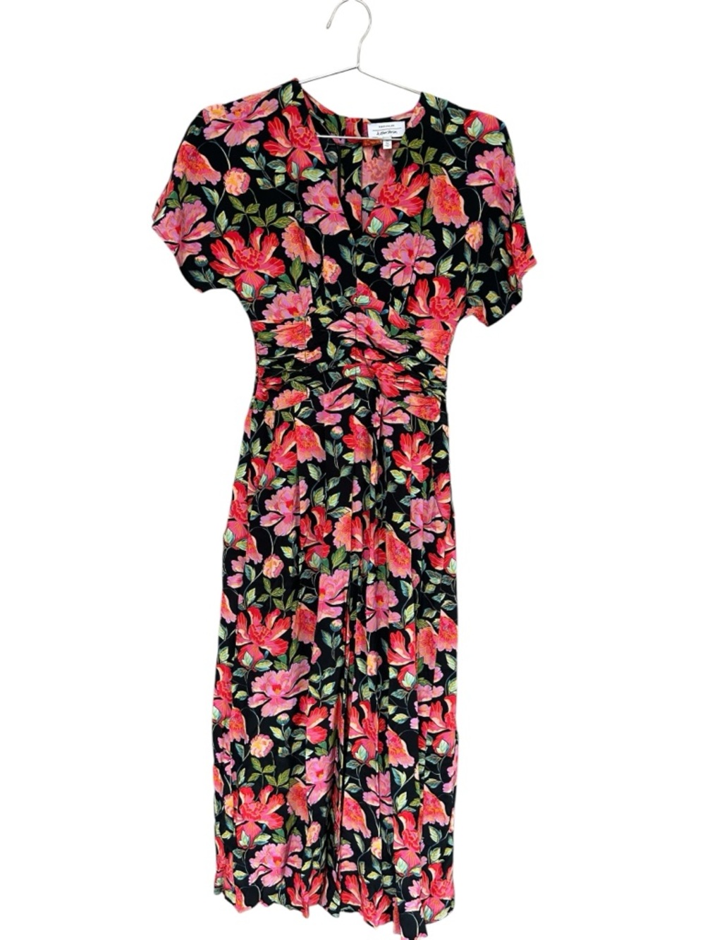 & Other Stories Peony Bold Floral Print Jumpsuit Wide Leg Romper Size 4